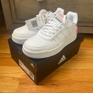 NWT adidas postmove se white leather sneakers